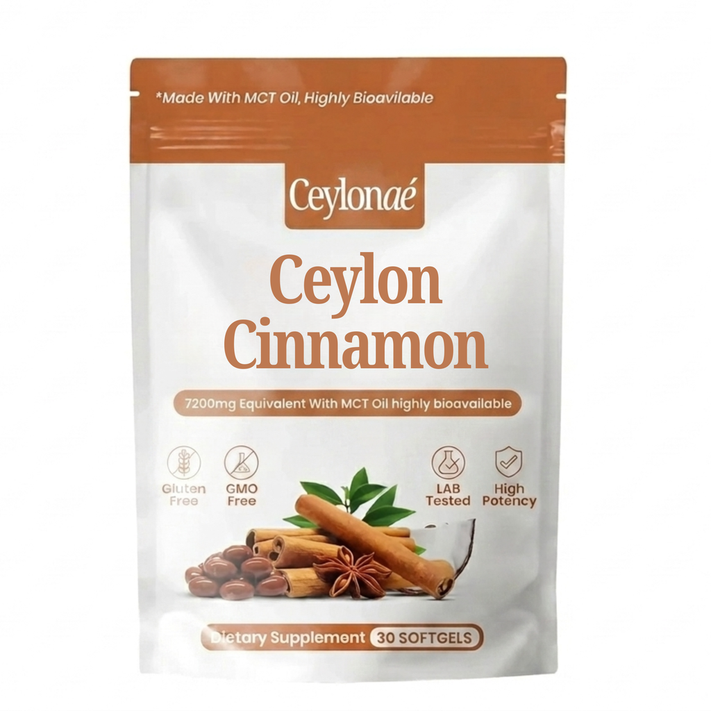 Ceylon Cinnamon 7200mg Equivalent with MCT Oil