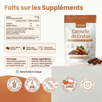 Ceylon Cinnamon 7200mg Equivalent with MCT Oil